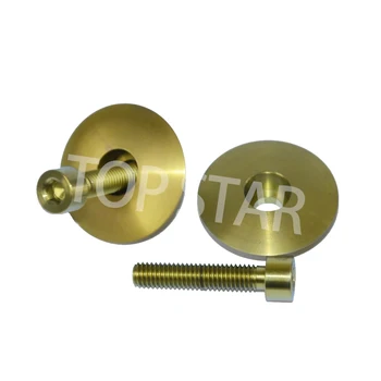 

Titanium Bicycle Headset Top Cap Road Bike Headset Cap Bike Accessory Titanium CNC Headset Top Cap and M6*30mm Titanium Bolt