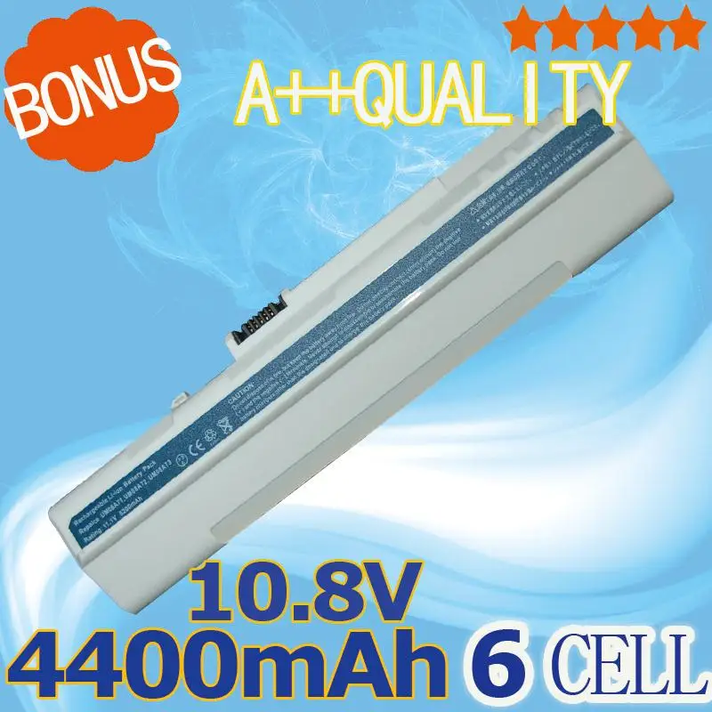 Аккумулятор для ноутбука AcerAspire One 4400 мАч 11 1 В A110 A150 ZG5 UM08A71 UM08A72 UM08A73 UM08B74 UM08A31 6