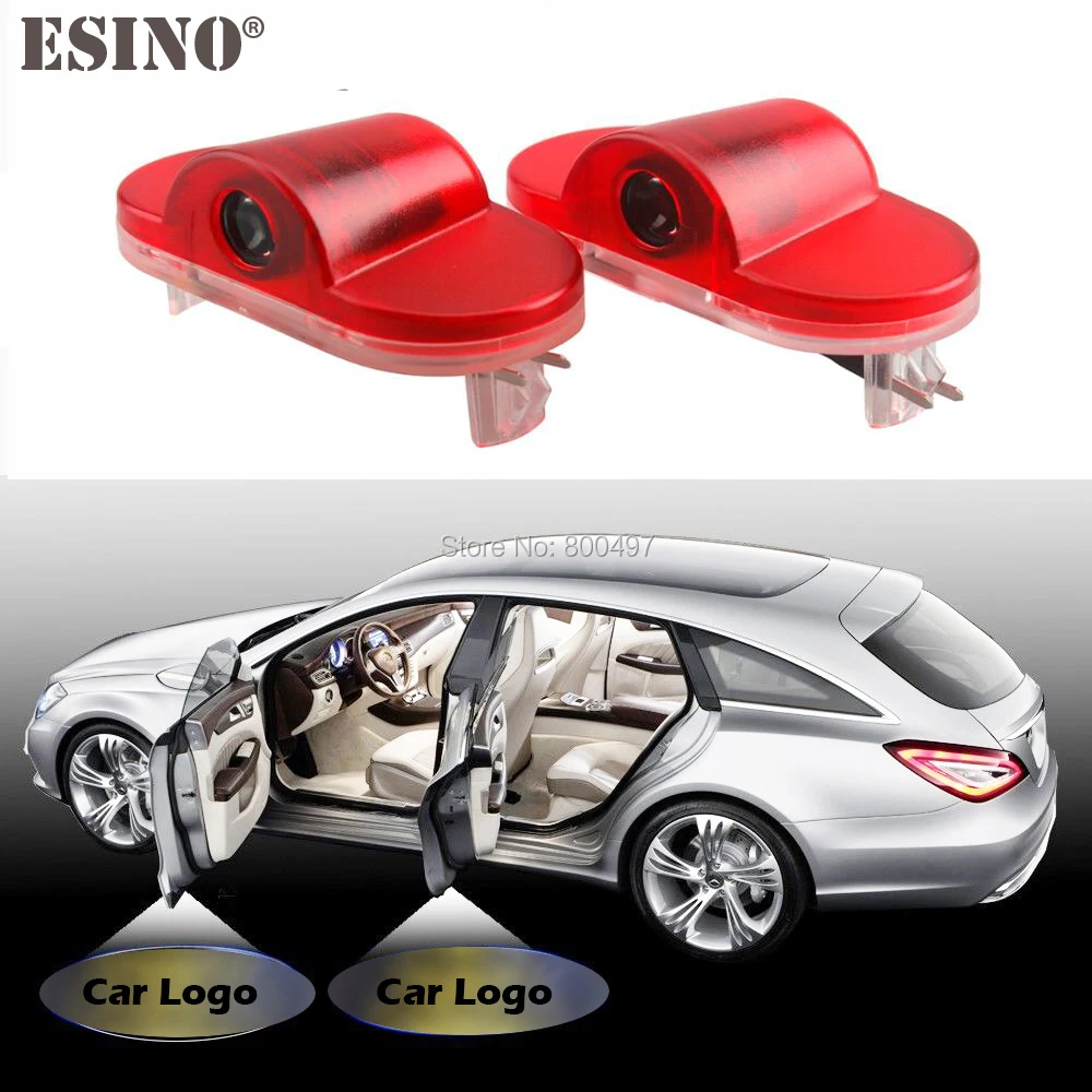 Buy 2 x Car LED Logo Light Door Laser