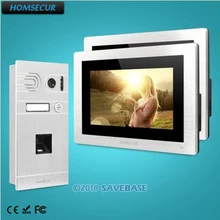 HOMSECUR 7″ Video Door Entry Phone Call System Intercom Fingerprint Camera for Apartment