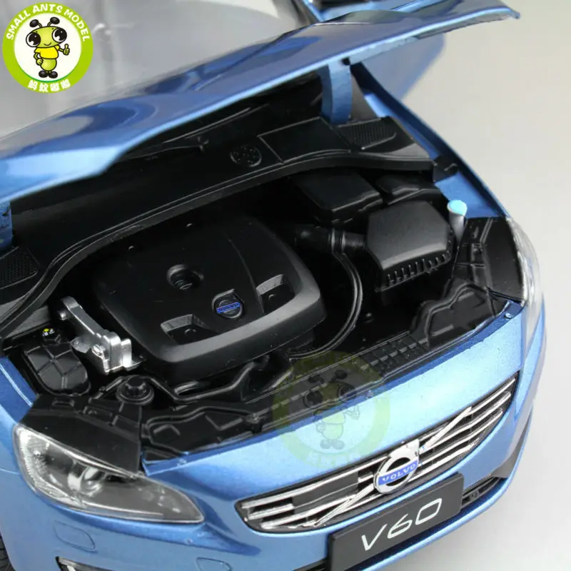 1/18 Volvo V60 T5 универсал литая модель автомобиля мощность синий