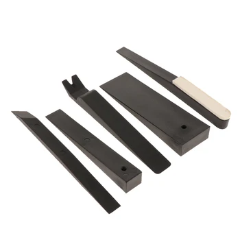 

Black 5 Pieces Auto Car Radio Stereo GPS Door Clip Trim Dash Panel Audio Removal Installer Pry Tools Install