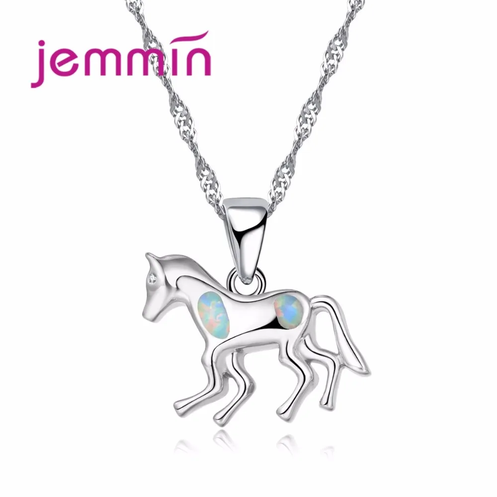 Женское ожерелье из серебра 925 пробы с блестящим опалом|necklace with|necklace necklacenecklace silver