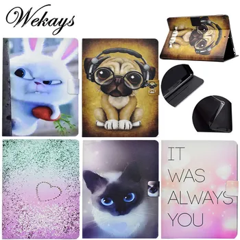 

Wekays Cover For Samsung Tab S4 Cartoon Leather Stand Case For Samsung Galaxy Tab S4 2018 10.5 inch T830 T835 Tablet Cover Cases