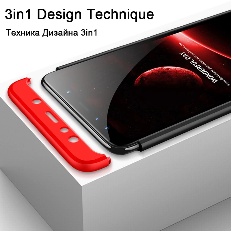 360 Degree Full Cover Case for Samsung Galaxy S8 S9 Plus S7 Edge Note 8 9 3in1 Matte Case for Samsung A5 2017 A3 A7 A6 A8 2018