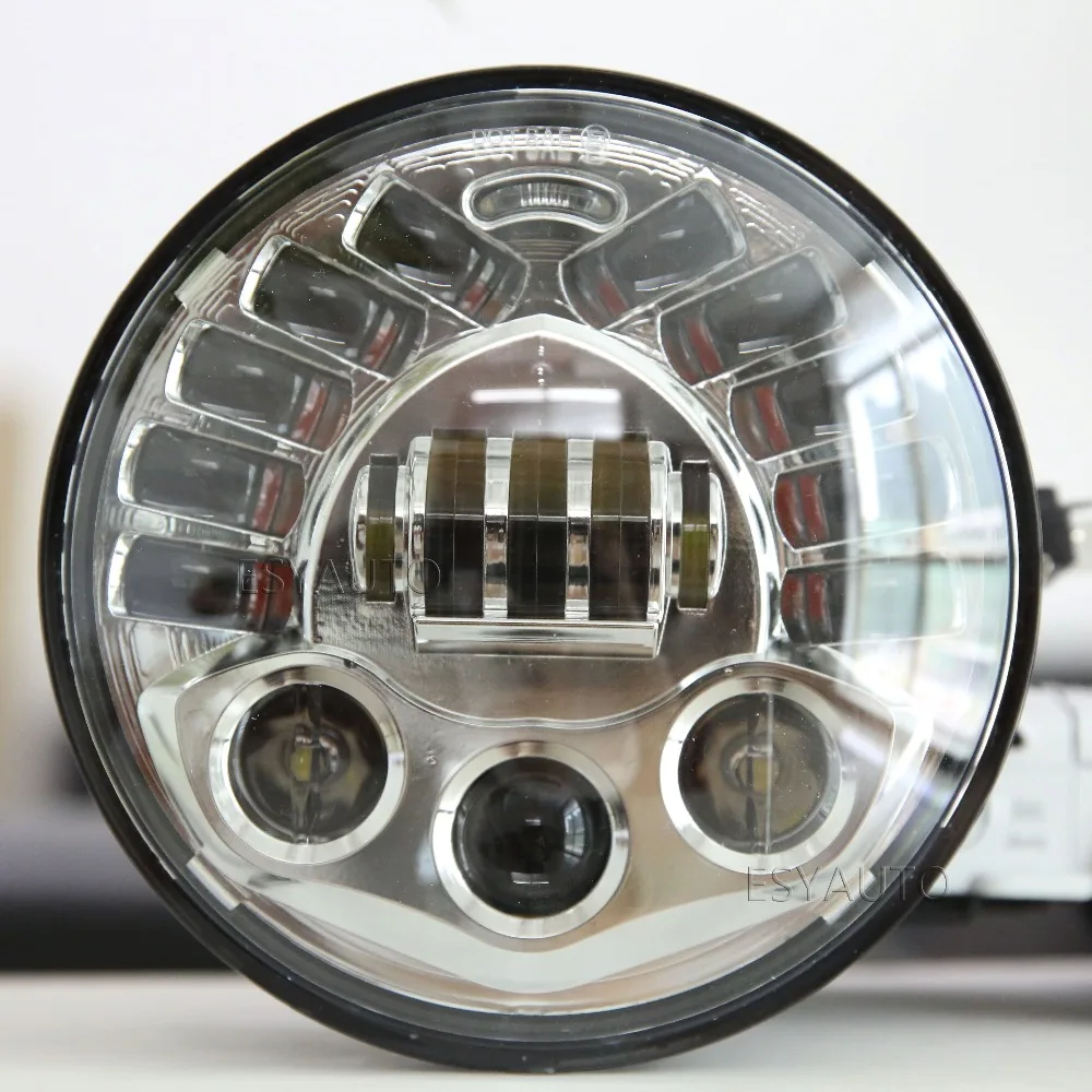 5.75 inch 70W Led Headlight High Low Beam Motorcycles for Harley Davidsion Motorcycles Black