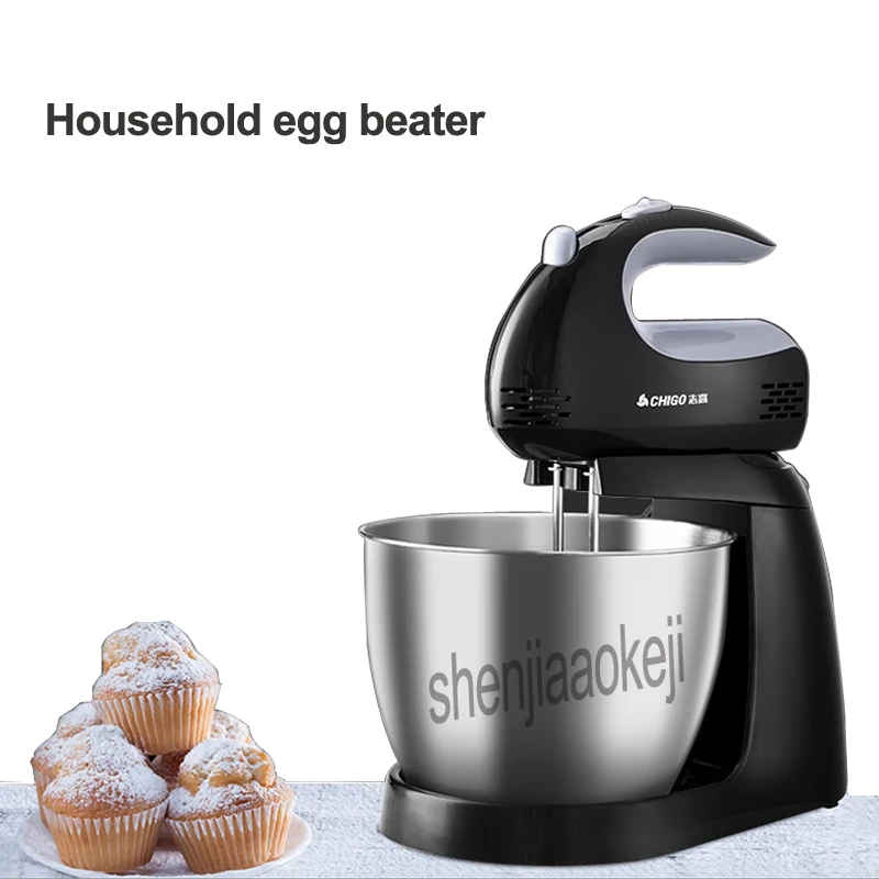 Handheld Automatic Electric egg beater desktop dual use Household