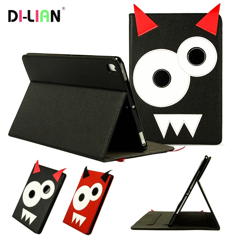 

DI - LIAN For Ipad Pro 9.7 in Smart Case For iPad air 1/air 2 PU Leather Cover TPU Soft Glitter Silicone Case Auto Sleep/Wake