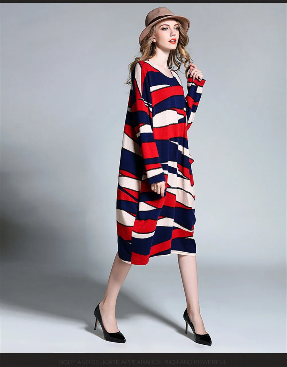 Plus Size XL-XXXXL Knitted Maternity Dress Super loose Winter Dress For women 2017 Autumn&Spring Long Sleeve Warm Dress Vestidos (5)