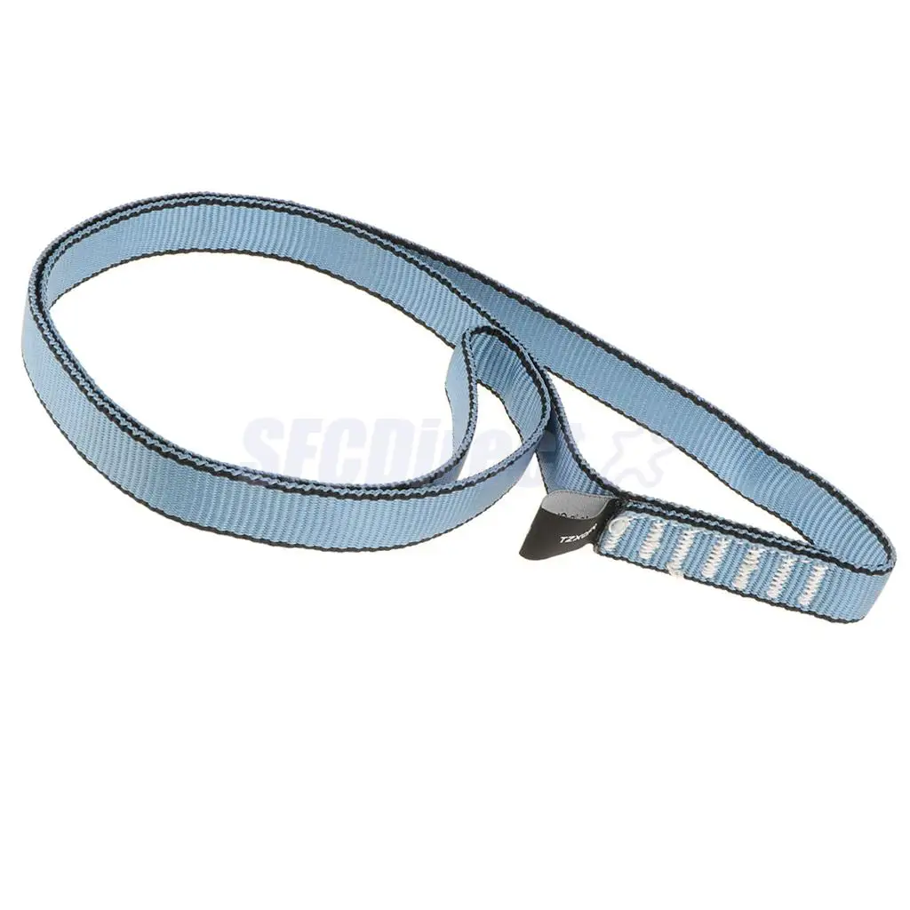 4pcs Safety Rock Climbing Mountaineering Sling Webbing Strap Cord Lanyard Loop Quick Connect 23KN