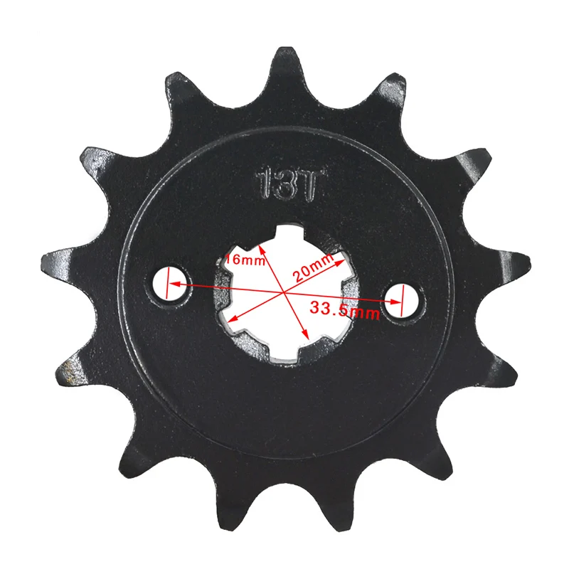 Мотоциклетная цепь 520 передняя Звездочка 13T 14T 15T для Yamaha YFS200 Blaster 1989-2006 TTR230 2005-2006 YFS 200 TTR 230
