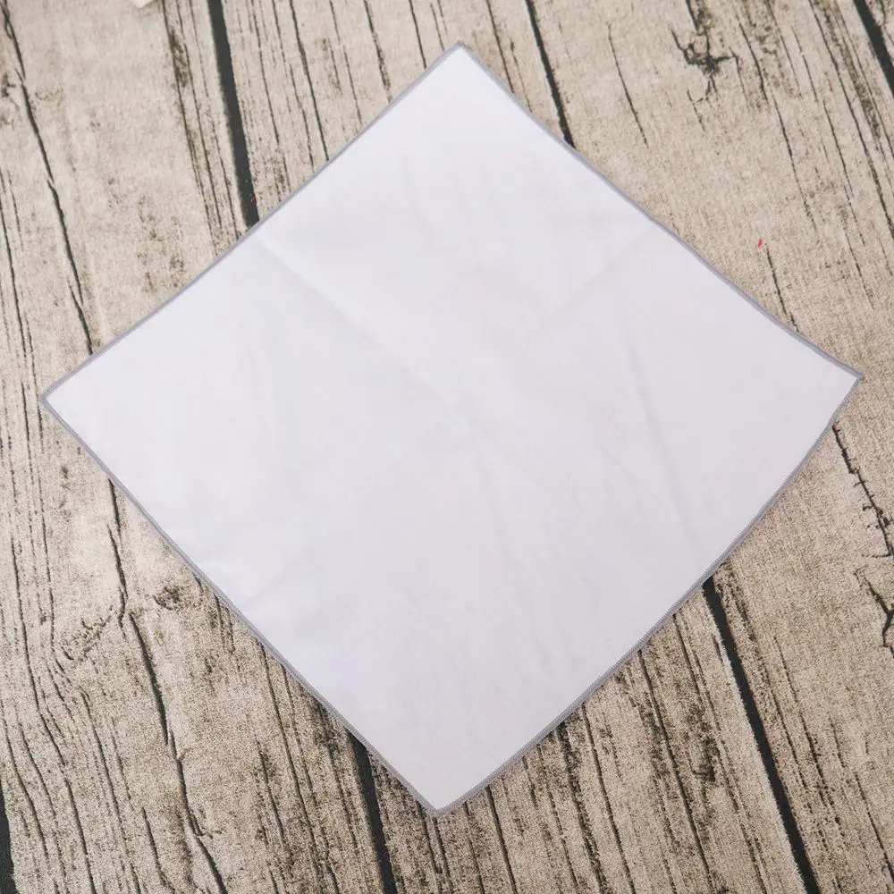 Новые носовые платки хлопок белый сплошной карманное квадратное полотенце 23*23 см носовые платки повседневное одноцветное цвет карман