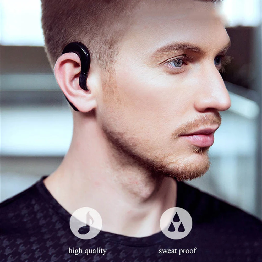 IG-new year V6, деловые Bluetooth наушники, Спортивная Беспроводная bluetooth-гарнитура, автомобильный драйвер, гарнитура, наушники с микрофоном, blac