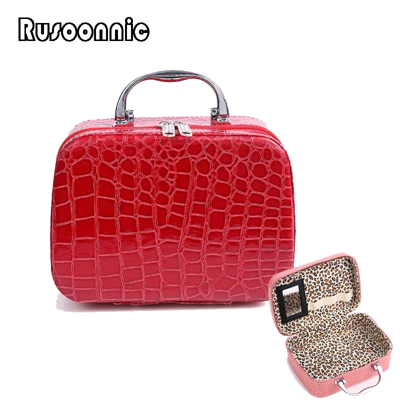 Rusoonnic косметичка модные женские туфли Ёмкость travel box камень в форме организатор туалетные Макияж Сумки