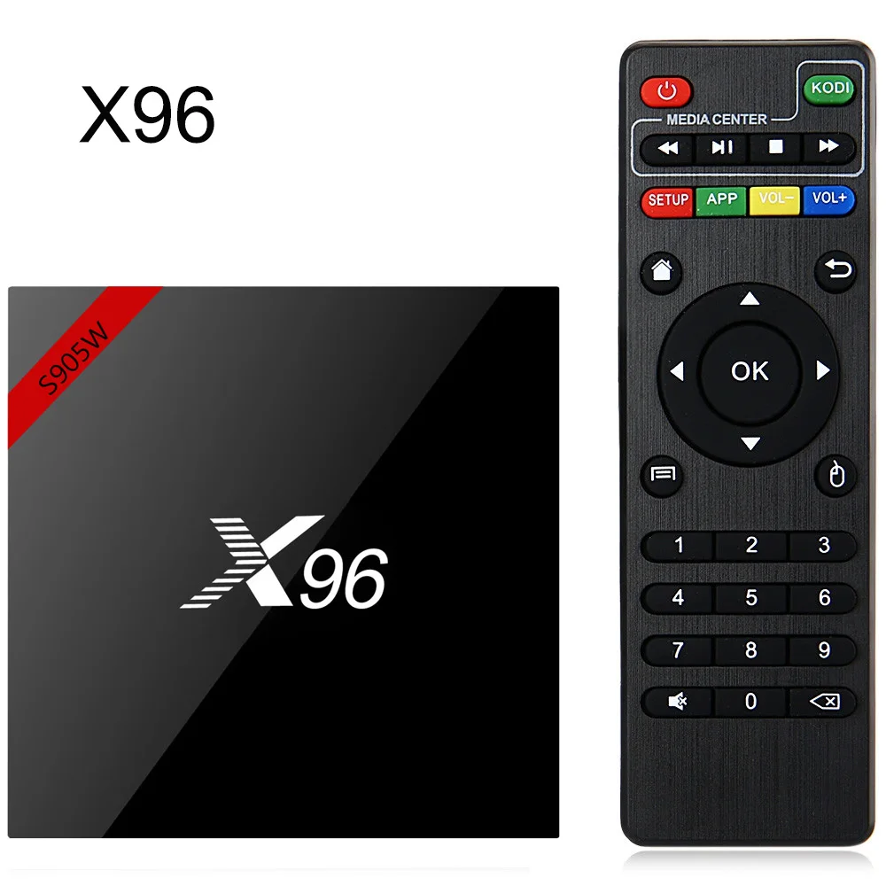 X96 II Amlogic Quad Core Android 7.1 TV Box 2.4G Wifi 4K*2K HD KODI 17.3 H.265 Miracast Airplayer Penta core GPU Set Top Box New