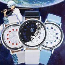 Buy Gintama anime Gintoki Hijikata LED touch screen watch Free Shipping