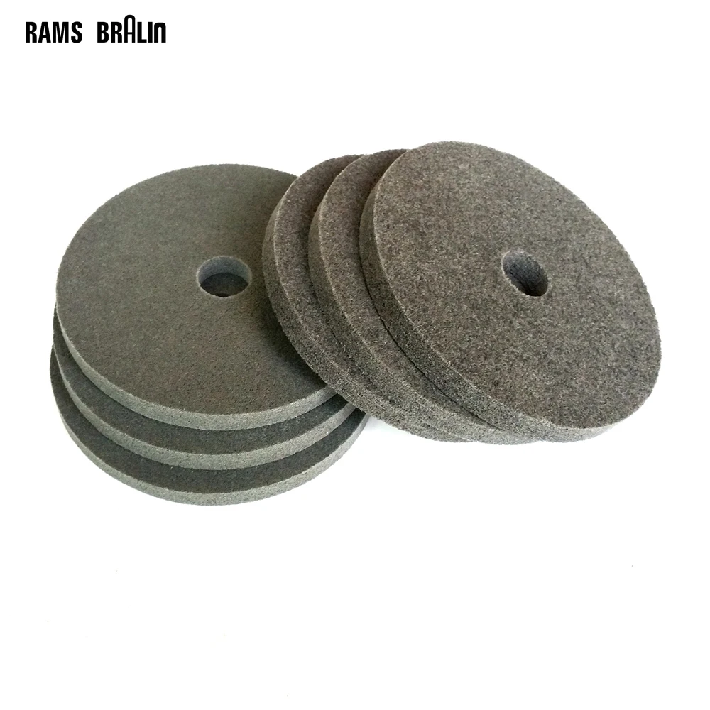 6 шт. дюймов * 1/2 S/C нетканый полировальный диск из нейлона 7P P320 P600|polishing disc|unitized