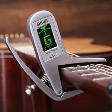 Aroma meideal ac-05 quick change key capo Tuner material de aleación para eléctrica acústica Guitarras bajo cromático
