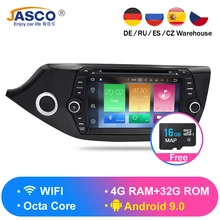 Android 9.0 8.0 Car DVD Player GPS Glonass Navigazione Multimediale per Kia Ceed 2013 2014 2015 Auto RDS Radio Audio video Stereo