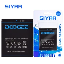 SIYAA B-DG310 аккумулятор BDG310 Для Doogee DG310 Высокая емкость 2000 мАч Напряжение 3,7 в Замена литий-полимерная батарея