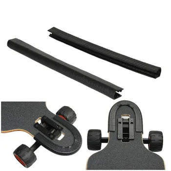 

1Pair 2pcs Skateboard Deck Guards Protector U Channel Design Rubber and Steel Fashion Bumpers Bump Longboard Dance Board Crash