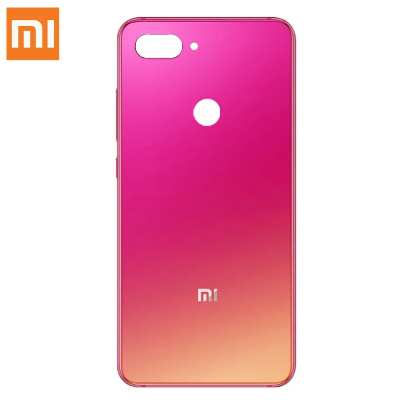 XIAO mi чехол на заднюю панель s задняя крышка батареи для Xiaomi mi 8 Lite mi 8 Lite стеклянный задний Чехол