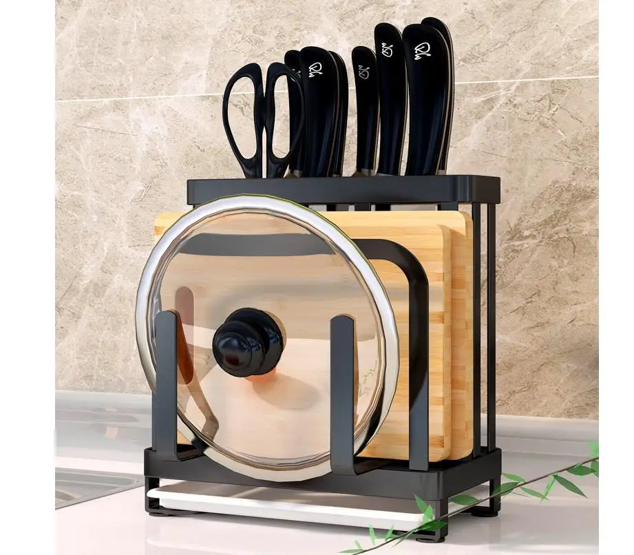 Телескопическая стойка для кухонного ножа кухонная нержавеющая сталь и держатели кухонные стойки 004