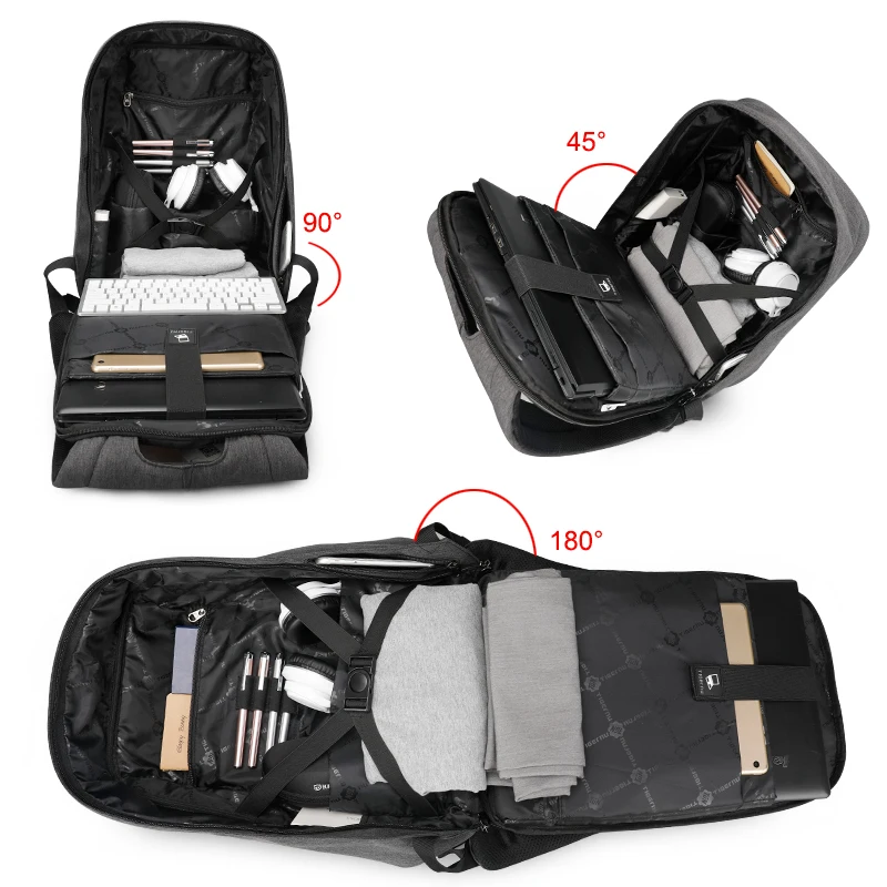 Tigernu Fashion Rucksack Anti Theft Men Backpack Business Laptop Backpack Women 14 17 Inch Backpack - 32664466053