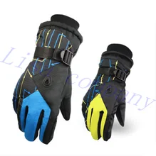 2016 hot sale a pair of winter riding warm gloves men and women waterproof outdoor ski glove thickening couple motorcycle gloves