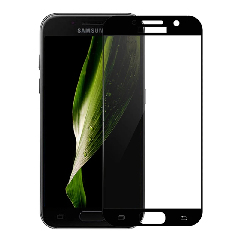 Для Samsung Galaxy A5 2017 полное покрытие защита экрана 9H закаленное стекло защитное