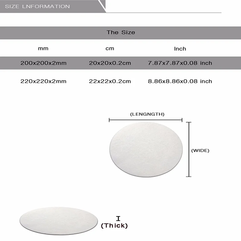 KULIAI New Round Mouse Pad Rubber Non-slip Washable Durable Portable Desktop Computer Pc Mousepad DIY Game Gaming Player Mat KULIAI New Round Mouse Pad Rubber Non-slip Washable Durable Portable Desktop Computer Pc Mousepad DIY Game Gaming Player Mat