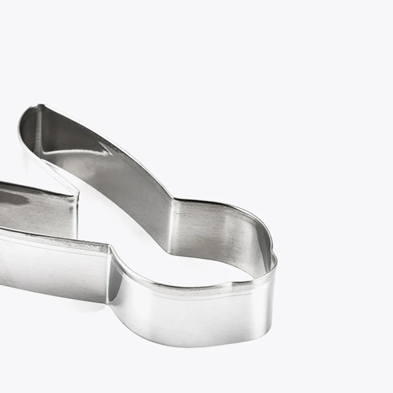  4PCSSet Happy Easter Rabbit Biscuit Cookie Mold Stainless Steel Easter Eggs 3D Cookie Cutter Baking decorations for Home Drop (2)