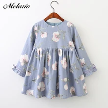 Melario Girls Dresses 2018 Fashion Kids Girls Dress cartoon Long sleeve princess dress fashion kids dresses children’s clothing