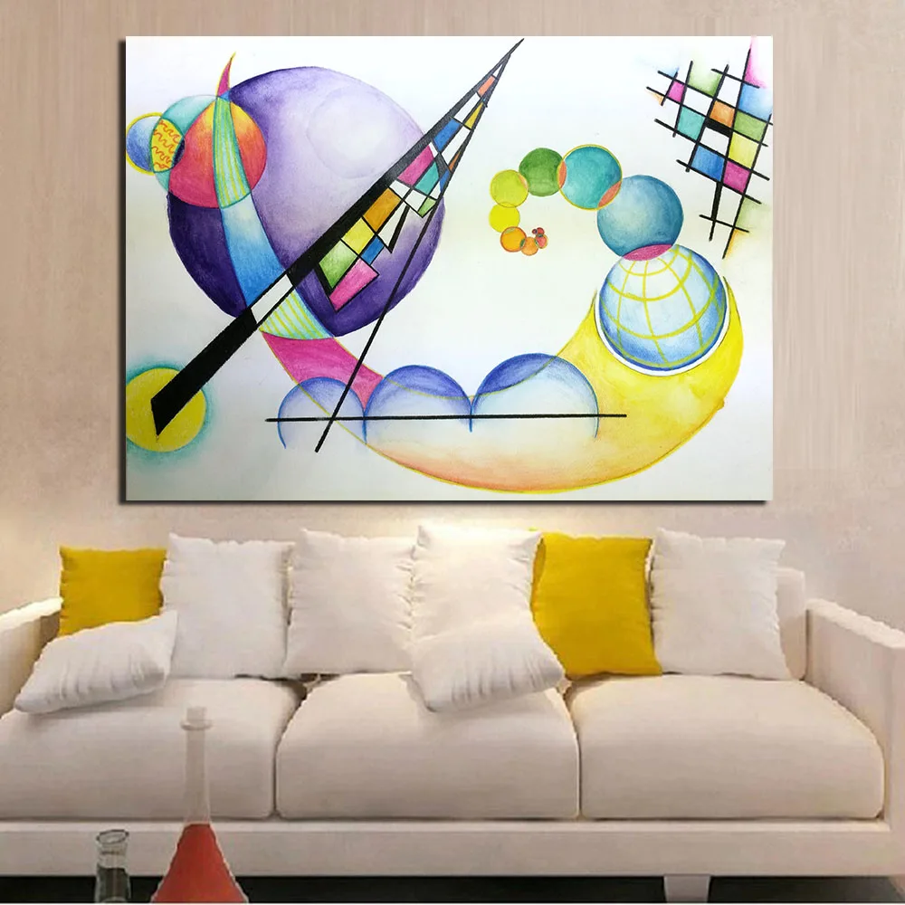 Surrealism Painting in Wassily Kandinsky Style