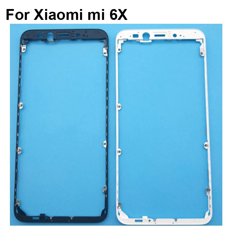 2 шт. для Xiaomi Mi 6X 6 X Передняя панель корпуса ЖК-дисплей Лицевая рамка (без