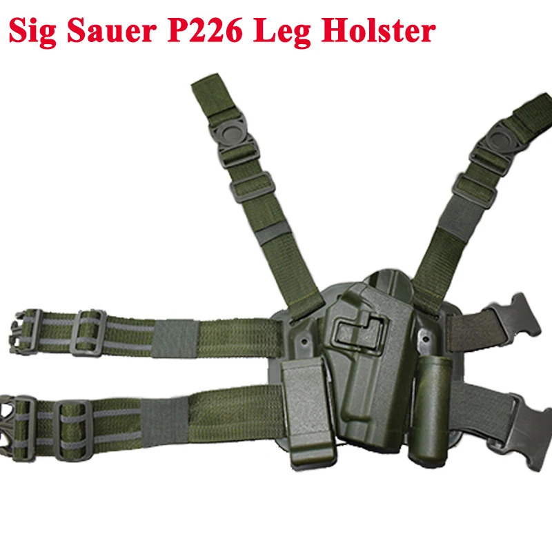 Airsoftsports Tactical Gun Holsters Sig Sauer P226 Pistol Leg Holster