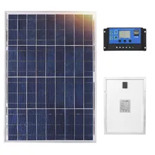 Anaka 12V 40W Solar Panel China Small Solar Battery Polycrystalline Silicon Paneles Solares Sets Kits Waterproof Outdoor Panels dokio brand 20w solar panel china 480x350x17mm size 18v solar battery china polycrystalline silicon paneles solares