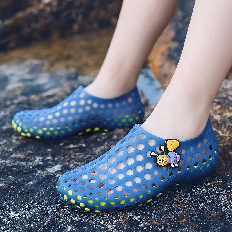 Детская водонепроницаемая обувь Детские пляжные вьетнамки тапочки для