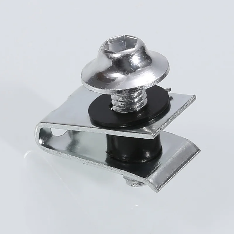 

10PCS Aluminium Motorcycle M5 5mm Fairing Bolts Fastener Clips Screw Spring Nuts Auto Motos Bikes Car Accessories Metal Clips