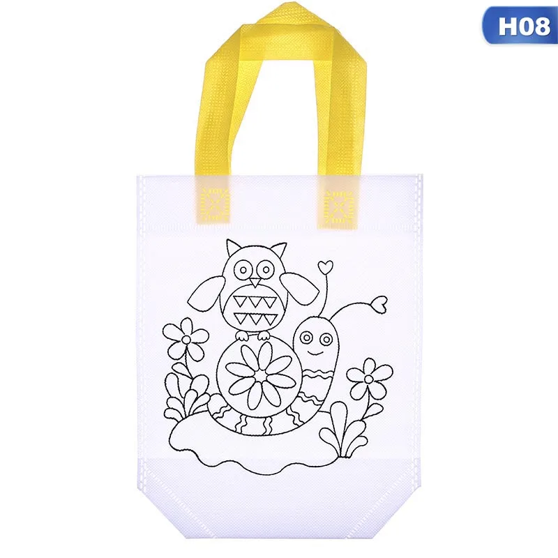 1pc For Children DIY Drawing Craft Color Bag Children Learning Educational Tools With A Safe Watercolor Pen For Baby Gifts