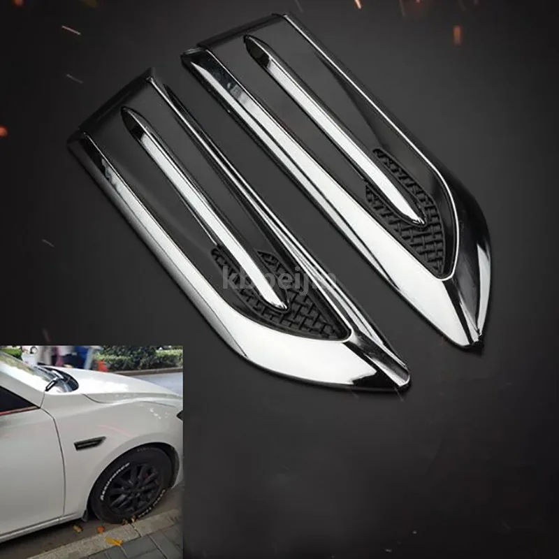 

2Pcs High Quality 3D Sticker Car Side Air Flow Vent Decoration for BMW e46 e90 e39 f30 f10 e36 Benz w203 w204 w205 car styling