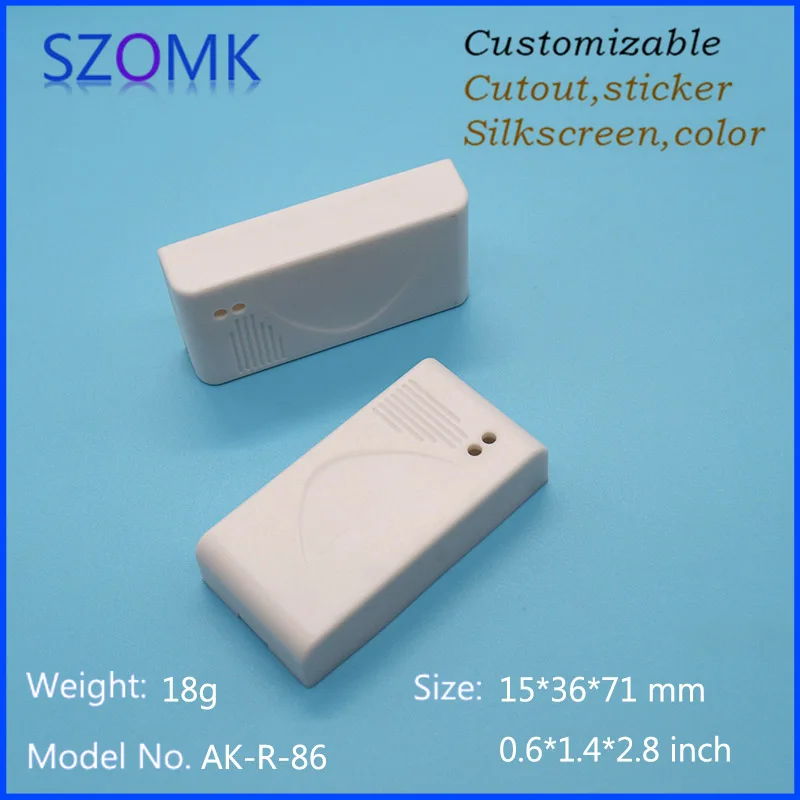 szomk IC card reader plastic enclosure for electronics project plastic sensor junction box distribution box instrument case plastic housing for pcb (1)