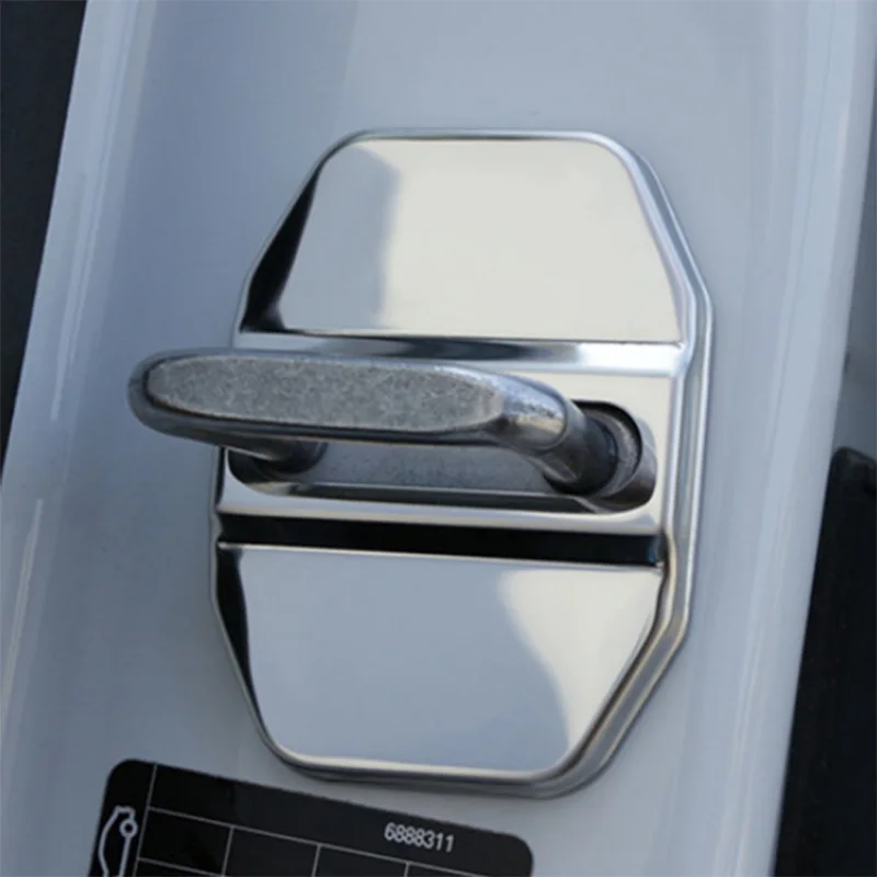 4 шт./компл. автомобилей Дверные замки Защитная крышка для Bmw X1 F48 2017X5X6 F15 F16