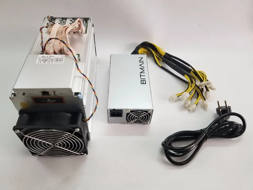 Bitmain новейший ANTMINER L3++ 580M(с BITMIAN APW3++ 1600W psu) Scrypt Miner LTC Mining Machine лучше, чем ANTMINER L3 L3