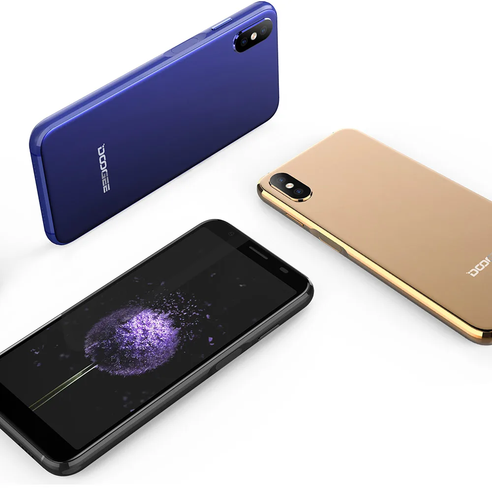 2018 DOOGEE X55 смартфон 5 &quot18: 9 андроид 7 1 ГБ Оперативная память 16 Встроенная mt6580 четыре