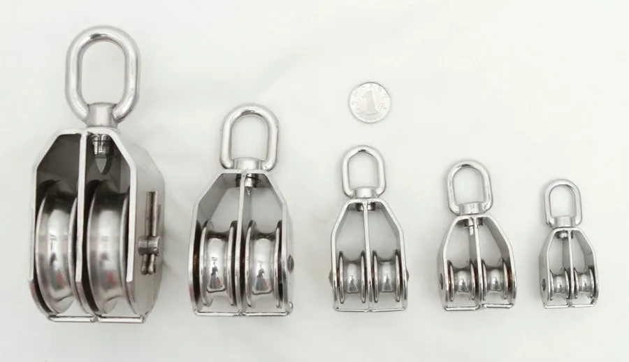 stainless double pulley