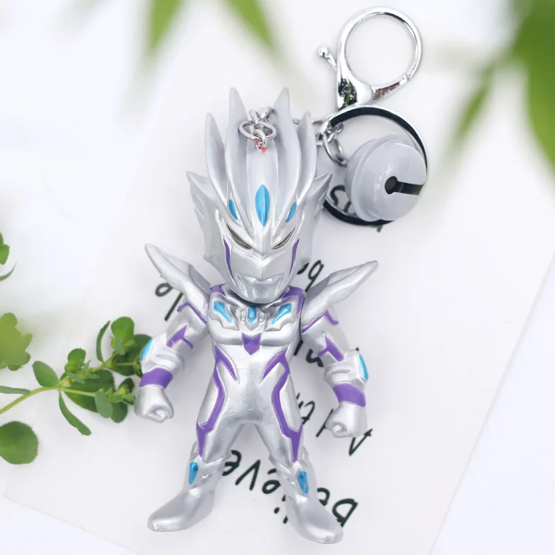 10 см цепочка для ключей Ultraman Belial Geed Orb Zero Tiga 6 видов экшн фигурок Коллекционная