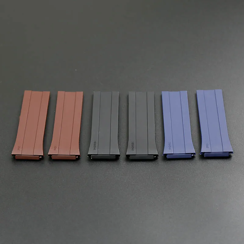 

Watch accessories rubber strap mens outdoor sports waterproof tape for porsche design P6780 men watch strap