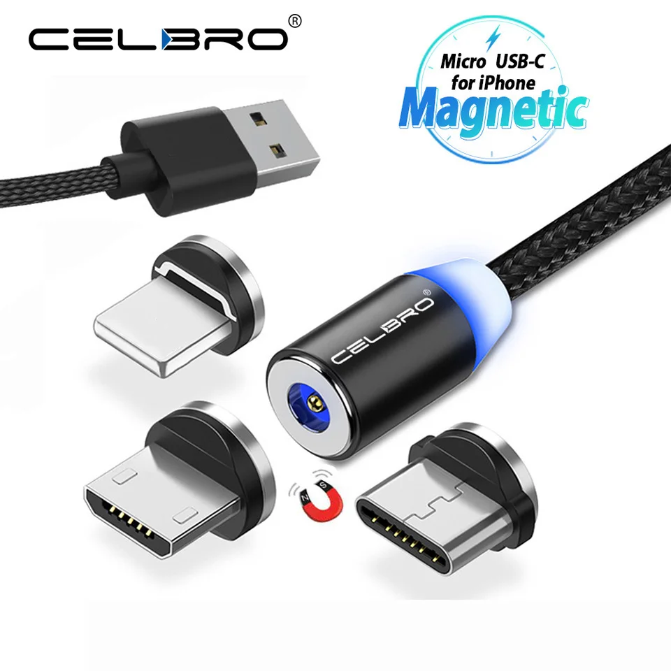 Магнитный Usb-кабель для зарядки 1 м 2 | Мобильные телефоны и аксессуары