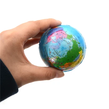 

Foam Ball Squish Antistress Toy Planet Earth Ball Squishies Slow Rising World Map